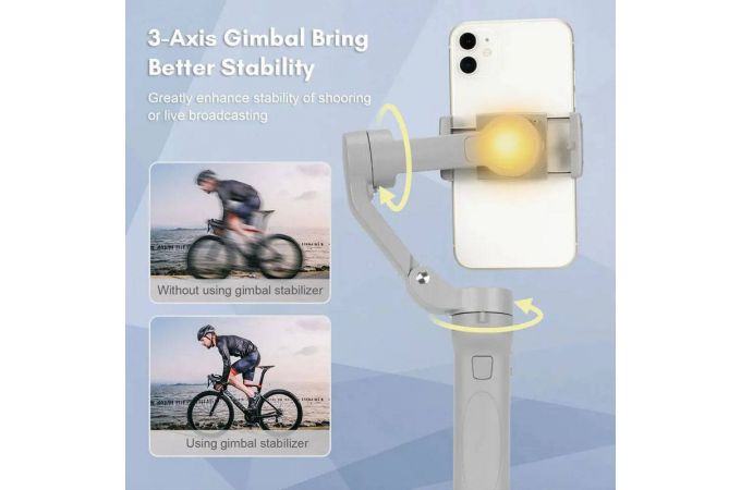 Трехосевой стабилизатор F5 3-Axis Foldable Gimbal White
