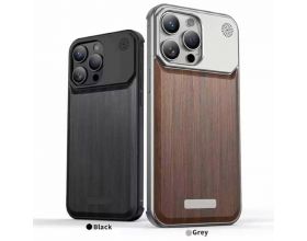 Чехол для iPhone 16 Pro Max MOSBROS Timber phone case (Серебряный)