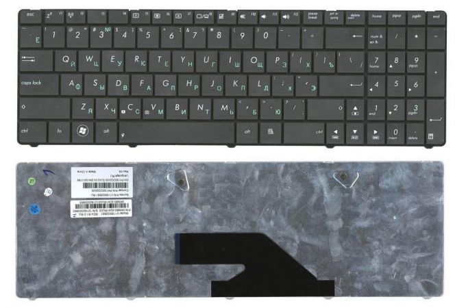 Клавиатура для ноутбука Asus K75 черная