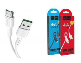 Кабель USB - MicroUSB HOCO X33 4A (белый) 1м