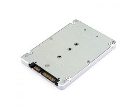 Кейс для SSD M.2 NGFF B-key - SATA 2.5'' пластик (062903)