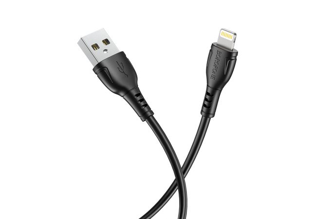 Кабель USB - Lightning BOROFONE BX45, 2,4A (черный) 1,2м