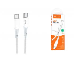 Кабель USB Type-C - USB Type-C HOCO X70 PD60W (белый) 1м