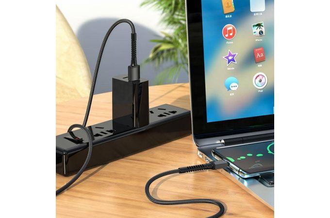Кабель USB - USB Type-C HOCO X71 (черный) 1м
