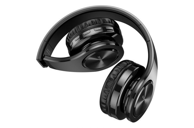 Наушники мониторные беспроводные BOROFONE BO13 Power BT wireless headset Bluetooth (черный)