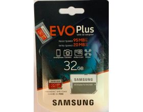 Карта памяти MicroSDHC 32 Gb Samsung EVO PLUS 95Mb/s MB-MC32GA/RU / Read 95Mb/s / Write 20mb/s