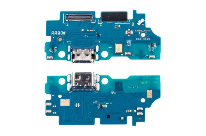 Шлейф для Samsung A165F/ A166B Galaxy A16 4G/ 5G с разъемом зарядки + разъем гарнитуры (плата) org
