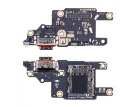 Шлейф для Xiaomi Poco X6 Pro 5G (2311DRK48G) с разъемом зарядки + SIM (плата) HQ