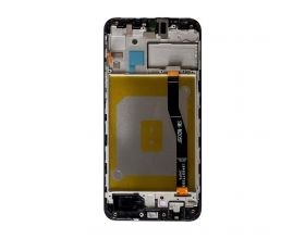 Дисплей для Samsung M205F Galaxy M20 Black в сборе с тачскрином + рамка, 100%