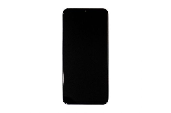 Дисплей для Samsung M205F Galaxy M20 Black в сборе с тачскрином + рамка, 100%
