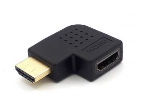 Переходник HDMI (мама - папа) угловой левый V1.4