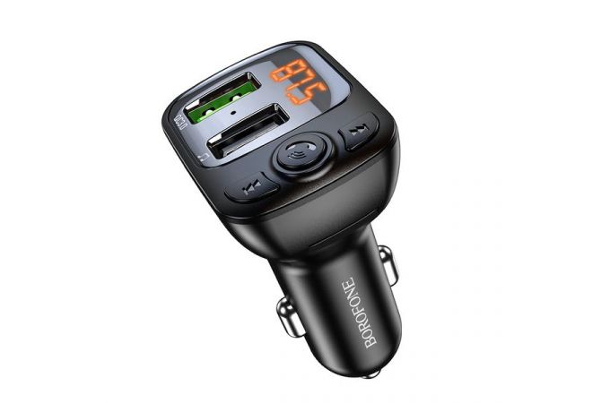 FM-Модулятор BOROFONE BC41 Eminecy QC3.0 car BT FM transmitter