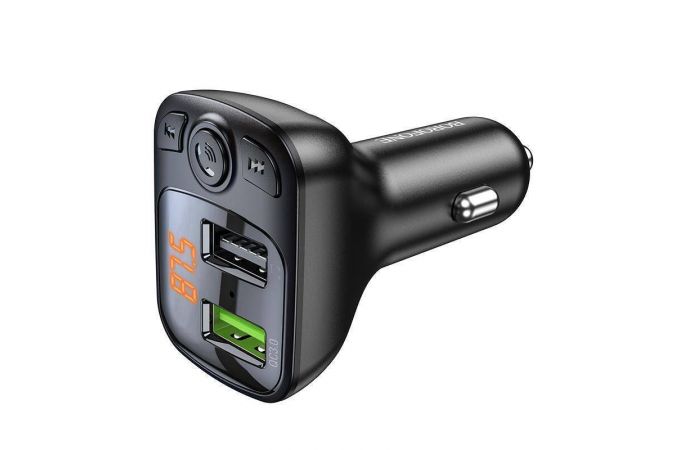 FM-Модулятор BOROFONE BC41 Eminecy QC3.0 car BT FM transmitter