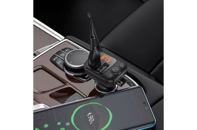 FM-Модулятор BOROFONE BC41 Eminecy QC3.0 car BT FM transmitter