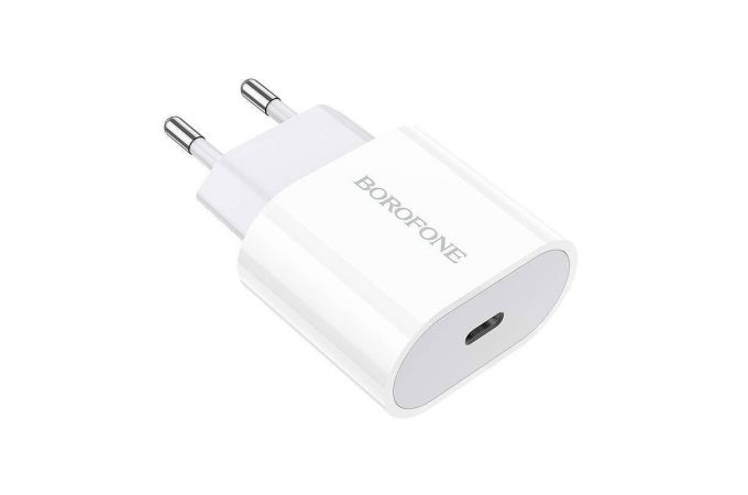 Сетевое зарядное устройство USB-C BOROFONE BA61A Origin single (белый)