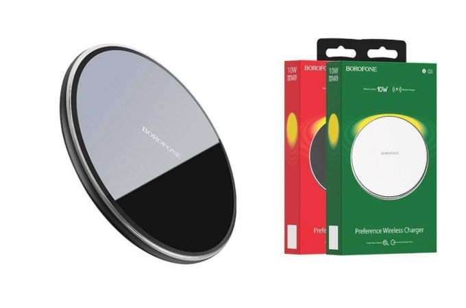 Беспроводное зарядное устройство BOROFONE BQ3 Pro 15W (черный)