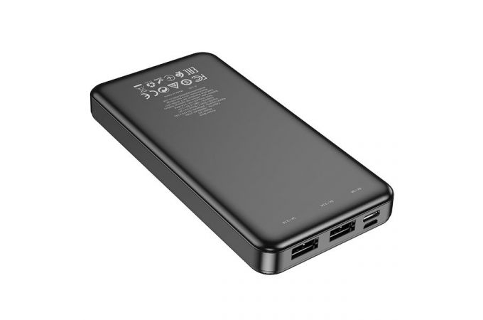 Универсальный дополнительный аккумулятор Power Bank HOCO J91 (10000 mAh) (черный)