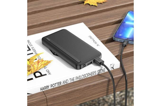 Универсальный дополнительный аккумулятор Power Bank HOCO J91 (10000 mAh) (черный)