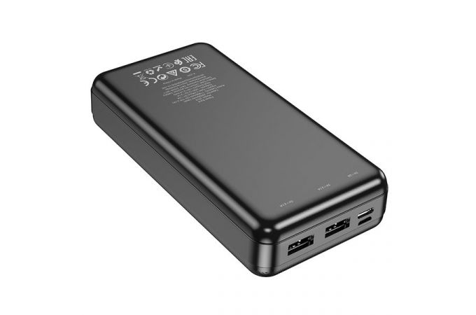 Универсальный дополнительный аккумулятор Power Bank HOCO J91A (20000 mAh) (черный)