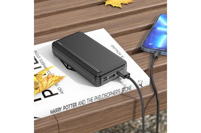 Универсальный дополнительный аккумулятор Power Bank HOCO J91A (20000 mAh) (черный)