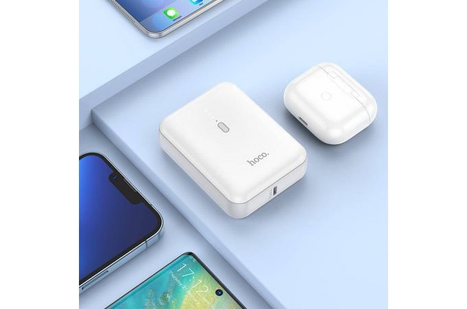 Универсальный дополнительный аккумулятор Power Bank HOCO J96 (5000 mAh) (белый)