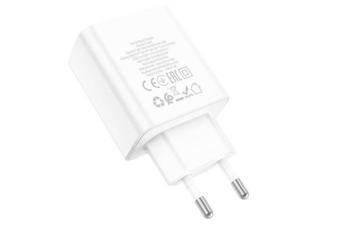 Сетевое зарядное устройство 4USB HOCO Fuerza C102A Fast Charging 3.0 (белый)