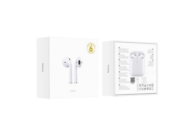 Наушники вакуумные беспроводные HOCO EW41 True wireless stereo headset Bluetooth (белый)