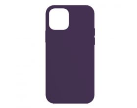 Чехол для iPhone ХR Soft Touch (темно-фиолетовый)