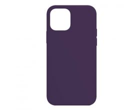 Чехол для iPhone ХR Silicone Case Soft Touch (темно-фиолетовый)