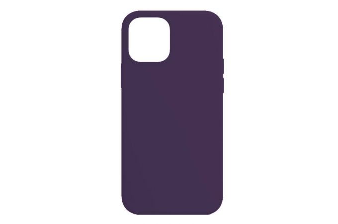 Чехол для iPhone ХR Silicone Case Soft Touch (темно-фиолетовый)