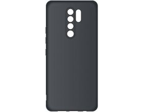 Чехол BoraSCO Soft Touch Samsung Galaxy A34 черный силиконовый с микрофиброй
