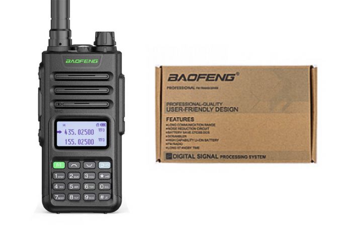 Рация Baofeng UV-13 PRO V2 Черная (UHF/VHF)