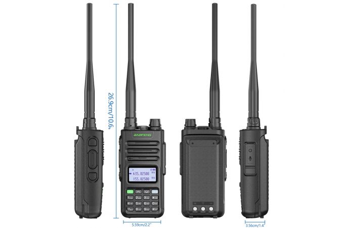 Рация Baofeng UV-13 PRO V2 Черная (UHF/VHF)