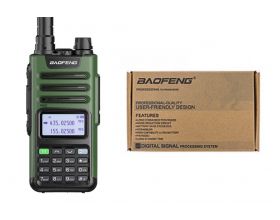 Рация Baofeng UV-13 PRO V2 Зеленая (UHF/VHF)