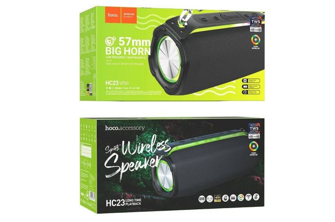 Портативная беспроводная колонка HOCO HC23 Rick sports BT (черный)