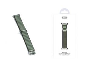 Ремешок нейлоновый XO BT05A Alpine Woven Nylon Watch Band Watch 38/40/41mm Universal Watch Band Olive green