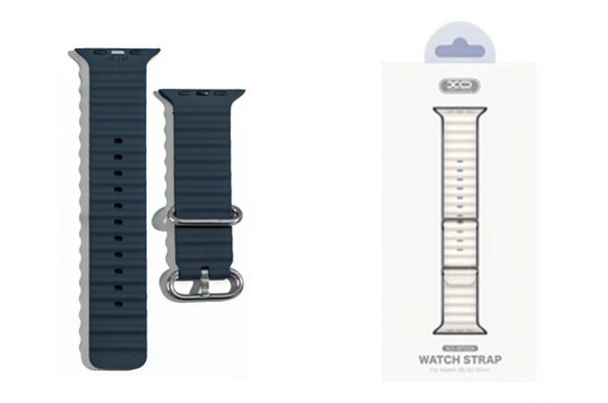 Ремешок XO BT02B Marine Silicone Band Watch 42/44/45/49мм универсальный для Apple Watch (слоновая кость)