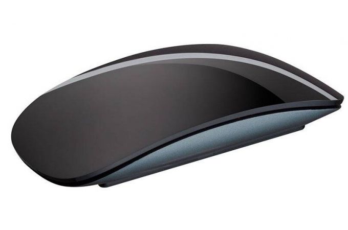 Мышь беспроводная Deppa (71108) Air Mouse черный для MAC, Windows, алюминий / 1200 dpi / встроенный аккумулятор
