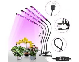 Фито-лампа для растений Огонек OG-LDP08 прищепка (40Вт) Фито-лампа для растений Огонек OG-LDP08 прищепка (40Вт)