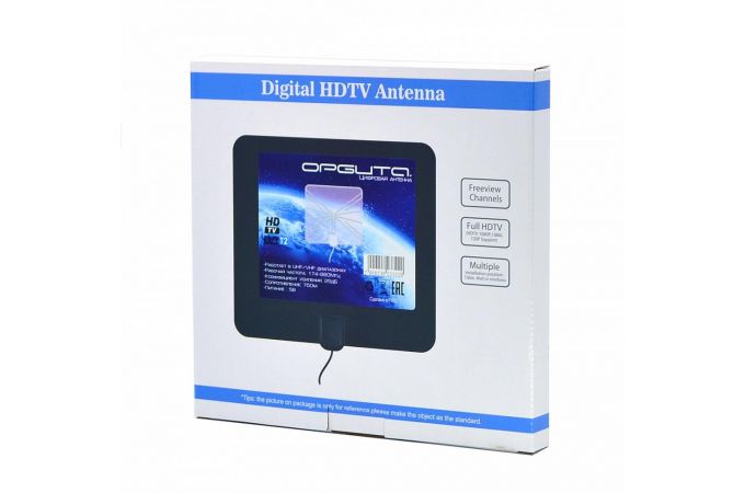 Антенна ТВ комнатная с усилителем Орбита OT-ANT04 (USB)