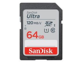 Карта памяти SDXC 64 Gb SanDisk Ultra class 10 120Mb/s SDSDUN4-064G-GN6IN