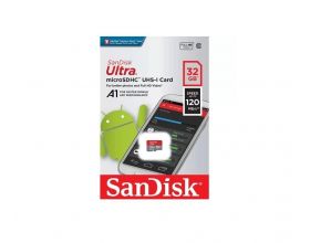 Карта памяти MicroSDHC 32 Gb SanDisk Ultra 120Mb/s б/ад. SDSQUA4-032G-GN6MN