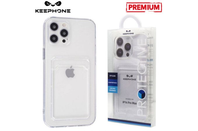 Чехол для телефона KEEPHONE CART HOLDER iPhone 13 PRO MAX (прозрачный)