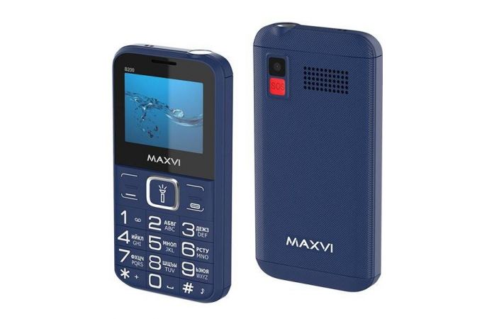 Сотовый телефон MAXVI  B200 Blue