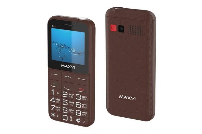 Сотовый телефон MAXVI  B231 Brown