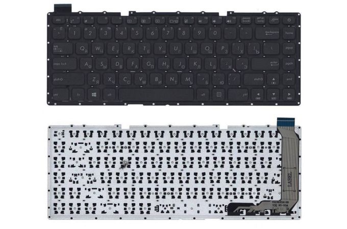 Клавиатура для ноутбука Asus X441 X441S X441SA черная без рамки