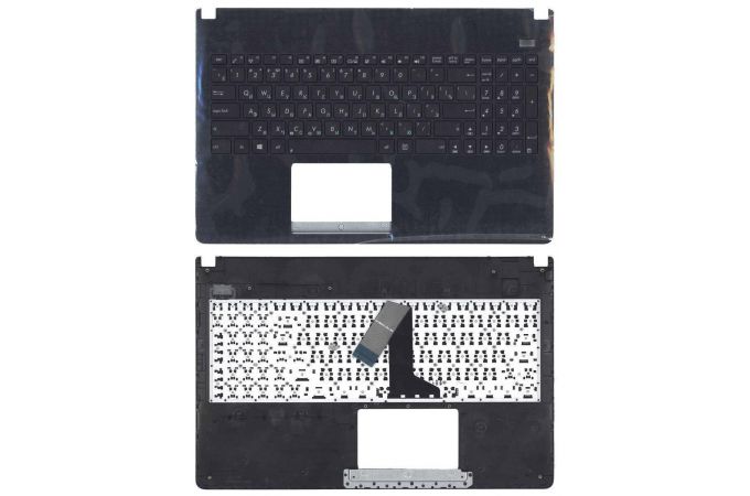 Клавиатура для ноутбука Asus X501A черная топ-панель