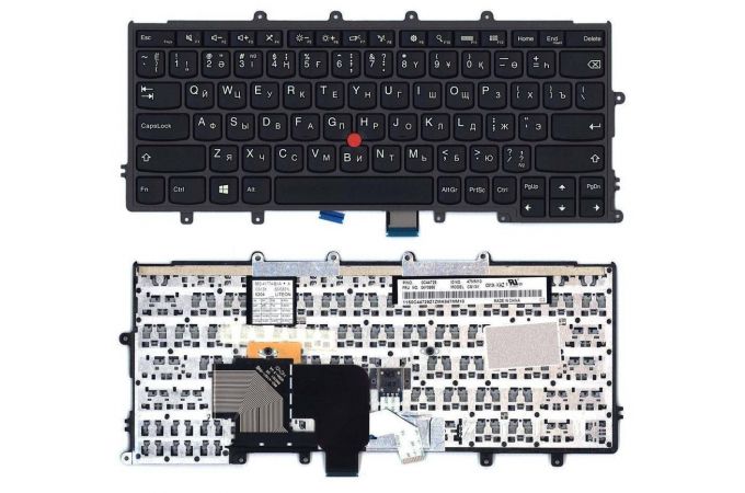 Клавиатура для ноутбука Lenovo X240i X250 X260 X270 черная без подсветки