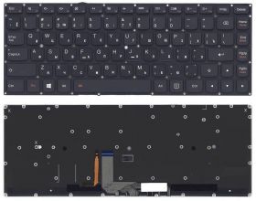 Клавиатура для ноутбука Lenovo Yoga 4 pro Yoga 900 черная с подсветкой