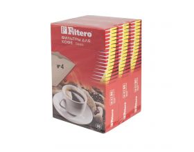 Фильтры для кофе FILTERO Classic №4/80 повр.упак